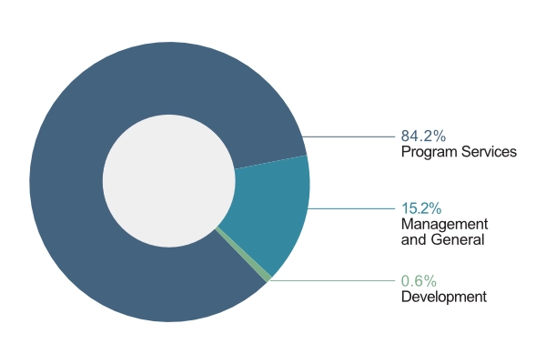 Seneca Impact 2025 Pie Chart Expenses